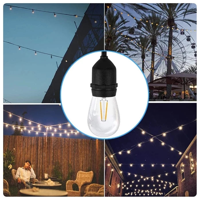 Guirnalda Solar Automática con Temporizador