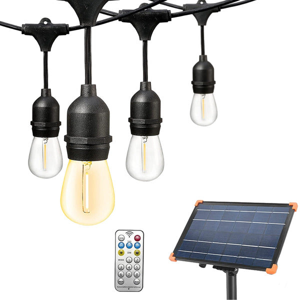 Guirnalda Solar Automática con Temporizador